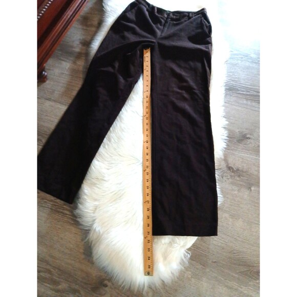 Lauren Ralph Lauren Women's Size 6 Lightweight Wool Trousers Flare Leg Brown - Picture 11 of 13